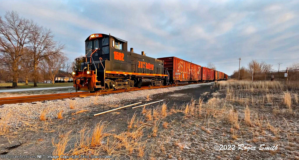 AB 1502 basks in beautiful morning light. Thank you Roger.